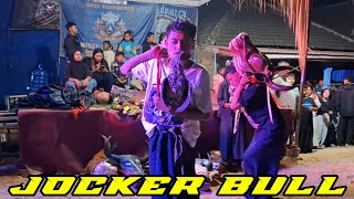 Kalapan horor bantengan mberot JOCKER BULL bikin penyurak lari terbirit birit