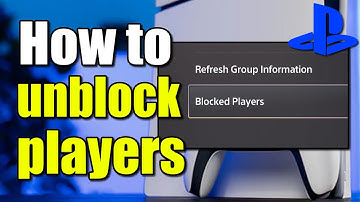 How to See BLOCKED Players & Unblock them on PS5 Console (Best Method)
