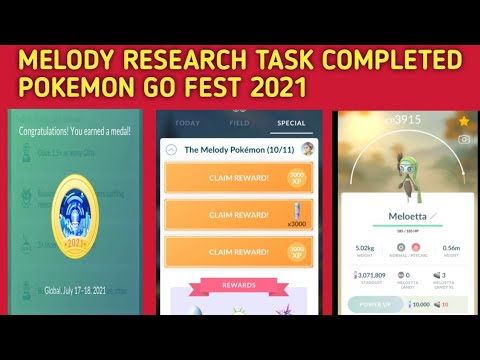 Meloetta Special Research Tasks and Rewards