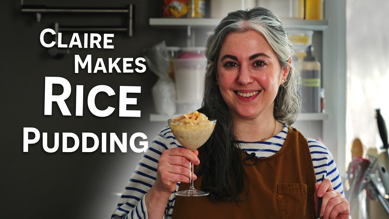 Coconut Jasmine Rice Pudding with Lychees