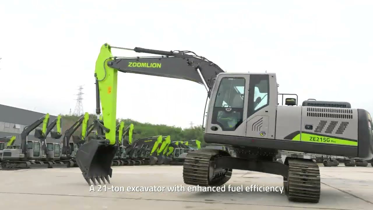ZOOMLION ZE215GPRO Excavator Introduction - YouTube
