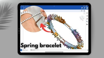 Stretchable Spring bracelet, mechanism tutorial