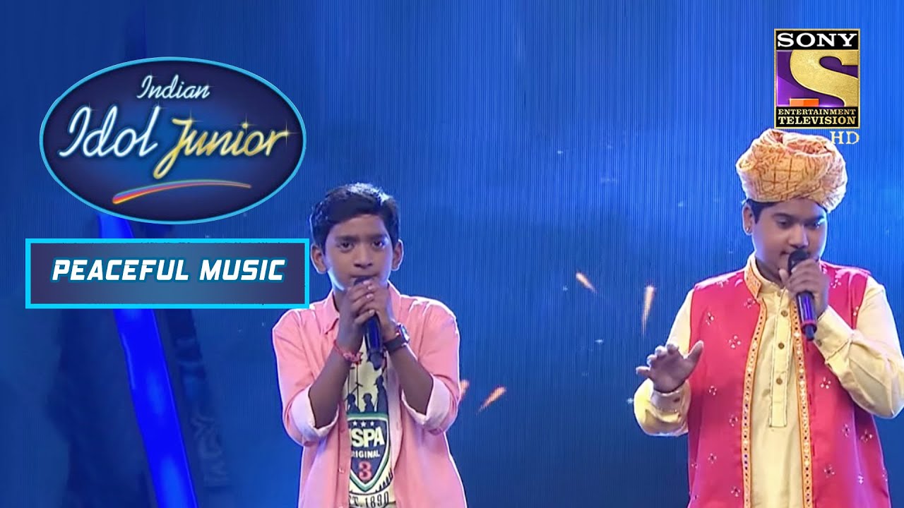 Moti  Ajay    Jeena Jeena   Amazing Duet  Indian Idol Junior  Peaceful Music