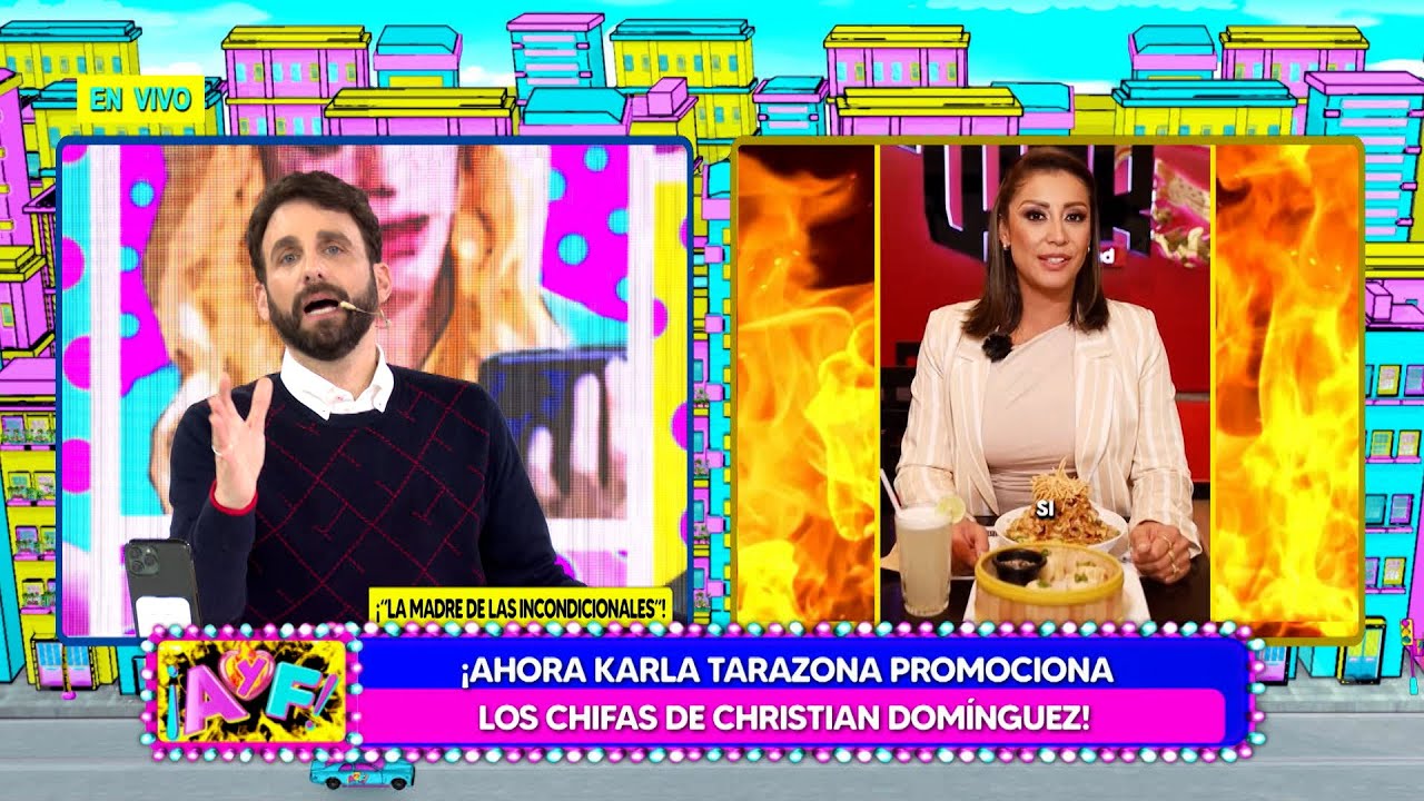 Amor y Fuego - JUL 01 - 2/4 - AHORA KARLA TARAZONA PROMOCIONA LOS CHIFAS DE DOMÍNGUEZ | Willax