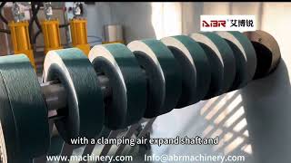 Coated Abrasive conversion Flap disc flap wheel production line abrasive cloth/ paper roll slitting