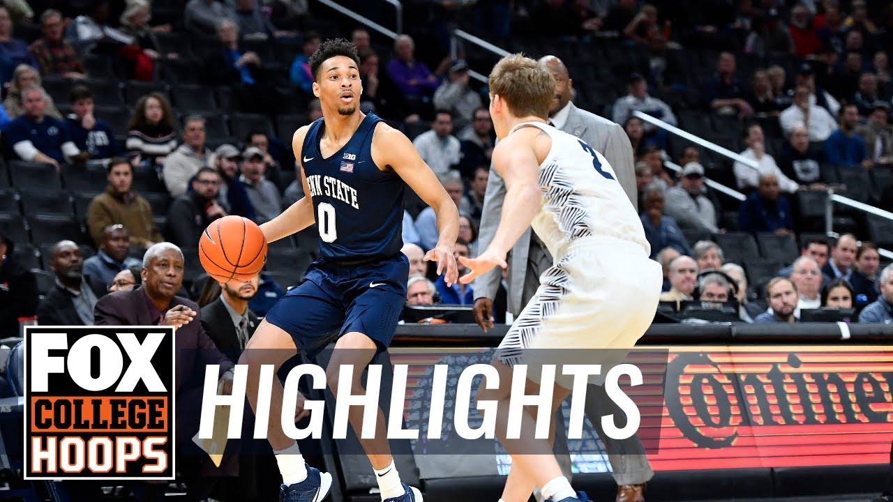 Myreon Jones sinks five triples in Penn State's win over Georgetown | FOX COLLEGE HOOPS HIGHLIGHTS