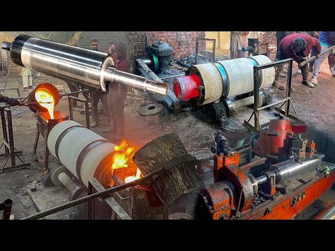 Amazing Proces of Making Shaft for Industrial Usage |Astonishing Engineering Behind Giant Mill