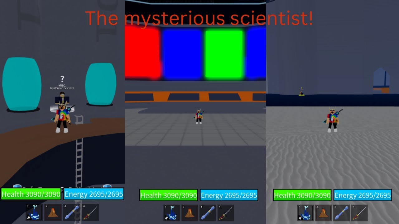 How to find the mysterious scientist in blox fruits YouTube