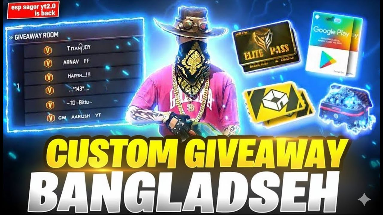 Sagor Ff Robi 🔥 Free Fire Live | ESP SAGOR YT 2.0 | Daily Paid Match + Squad Rush ...