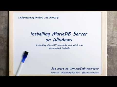 Installing MariaDB on Windows