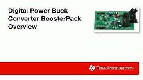 Digital Power Buck Converter BoosterPack Overview