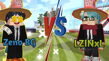 LZINxL Vs Zeno BG Insane 1v1😏🔥 - Sky Royale (Blockman Go)
