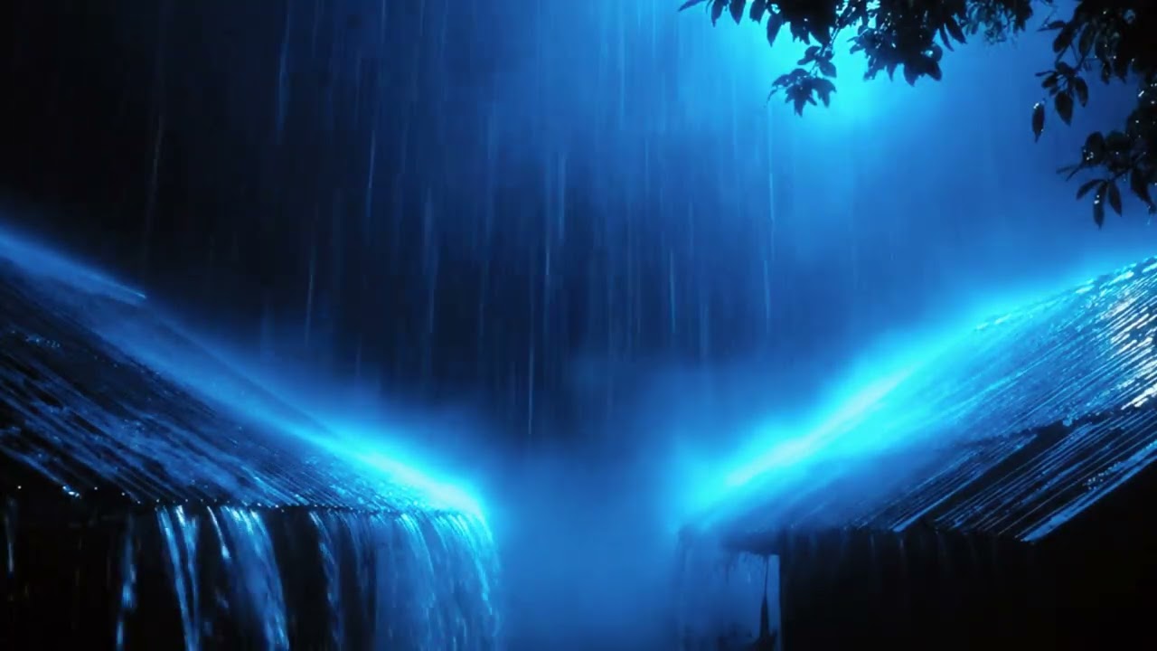 All You Need for Deep Sleep 🌙 Thunderstorm & Heavy Rain on a Metal Roof | Powerful Thunder.