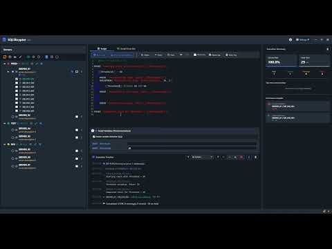 SQLSkrypter: Variables, Errors & Re‑Run Demo (Threshold Logic + Script Files)