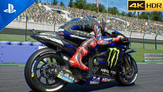 MotoGP 24 - Yamaha YZR-M1 2024 Race Gameplay (4K/60FPS)