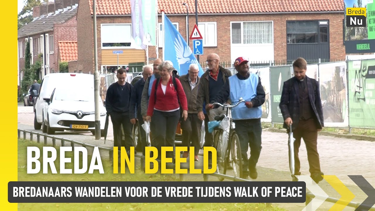Bredanaars wandelen voor de vrede tijdens Walk of Peace | Breda in Beeld