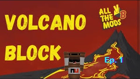 Lava Everywhere!?! | ATM Volcano Block Ep. 1