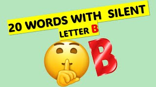 20 WORDS WITH SILENT LETTER B. Net Worth