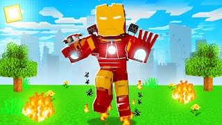 This Minecraft IRON-MAN ADDON is Insane...