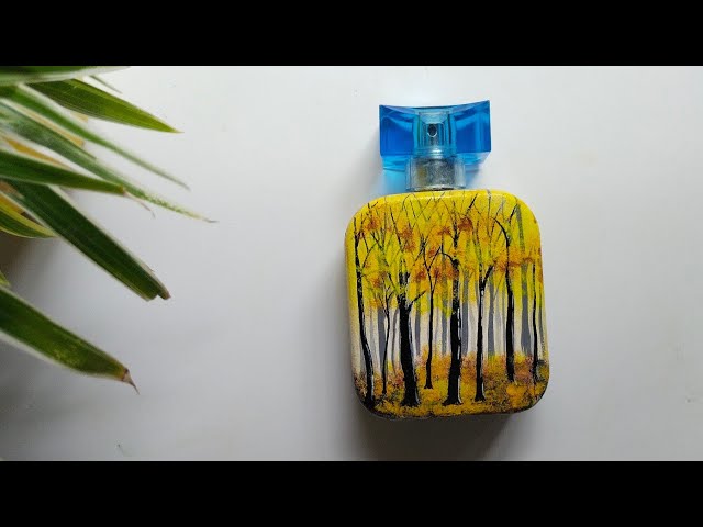 How to Paint a Perfume Bottle// Perfume Bottle painting