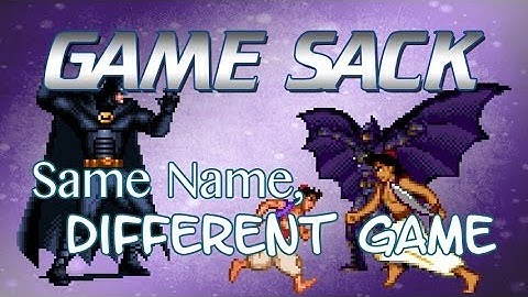 Same Name, Different Game - Game Sack
