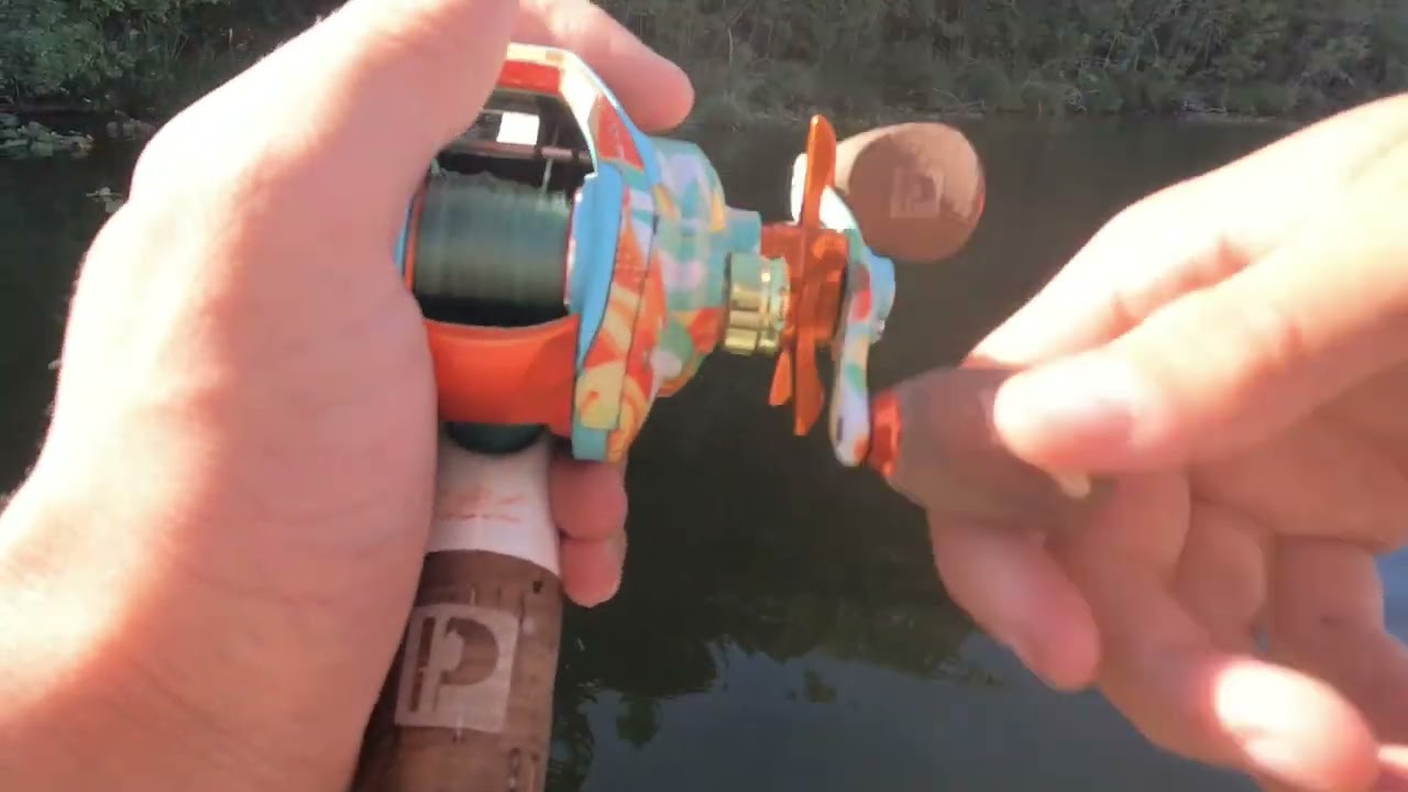Bass fishing silver lake in 90 degree heat