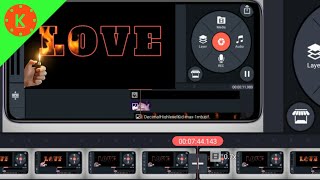 How to make love burning intro in kinemaster Tutorial#kinemastertutorial#loveburning#easy text intro screenshot 2