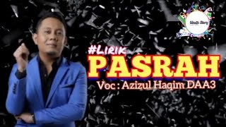 PASRAH | Voc : Azizul Haqim DAA3