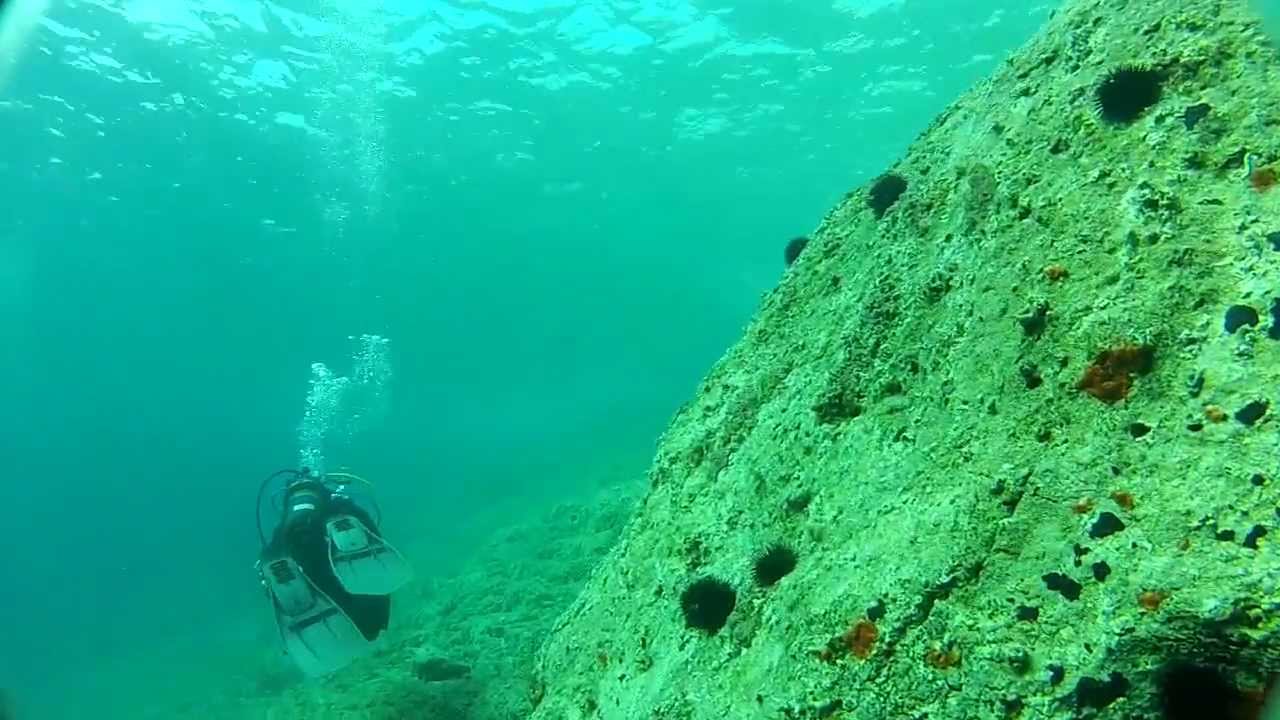 Scuba Dive on New Year's Eve Greece [Raw footage] YouTube
