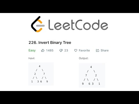 LeetCode Invert Binary Tree Solution Explained - Java