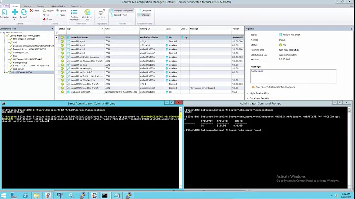 How to deploy an agent upgrade using the Control-M Enterprise Manager CCMCLI command line utility