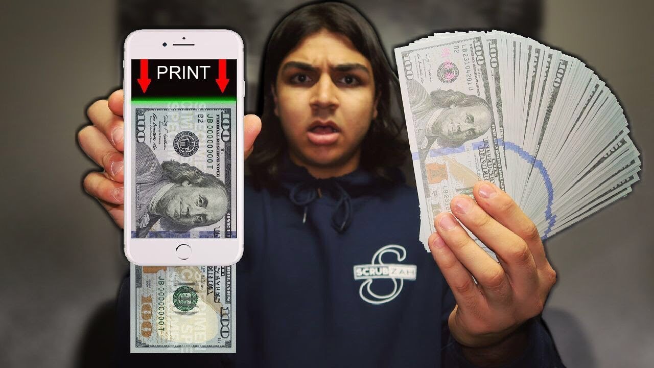 HOW TO PRINT MONEY FROM YOUR PHONE