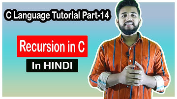 Recursion in Hindi | Recursion in C Programming