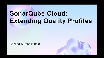 SonarQube Cloud:Extending Quality Profiles