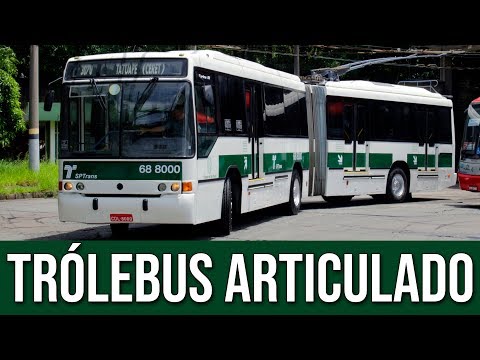 Primeiro Trólebus Articulado do Brasil Totalmente Restaurado + Bônus