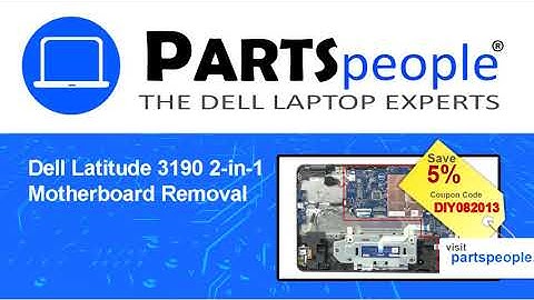 Dell Latitude 3190 2-in-1 (P26T003) Motherboard Replacement Video Tutorial
