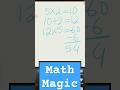 Math magic #maths #puzzle #youtubeshorts