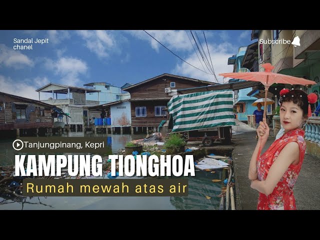 The majority are Chinese in this village❗Luxury houses on the sea 🇮🇩 class=