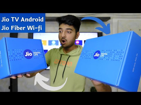 Jio Fiber and Jio Set up box combo unboxing, installation & review... ✨Free trial package! SJ Tech