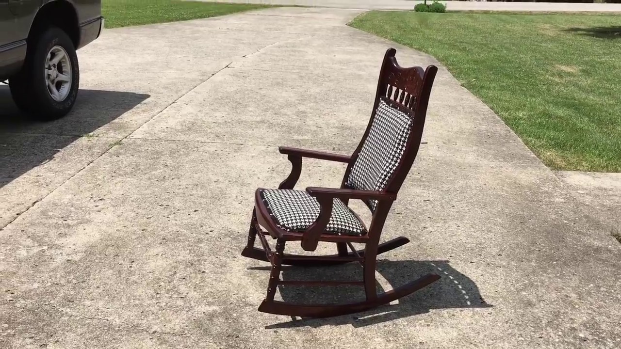 Restoration Of Antique Rocking Chair Youtube