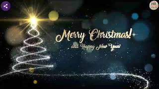 Wish You Merry Christmas And Happy New Year 2018 || Whatsapp Status || HR YouTube Creations
