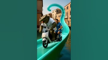 Brainrot Family Jumps into the Ocean 🌊😂 | Funny Meme Shorts #tralalerotralala #italianbrainrot