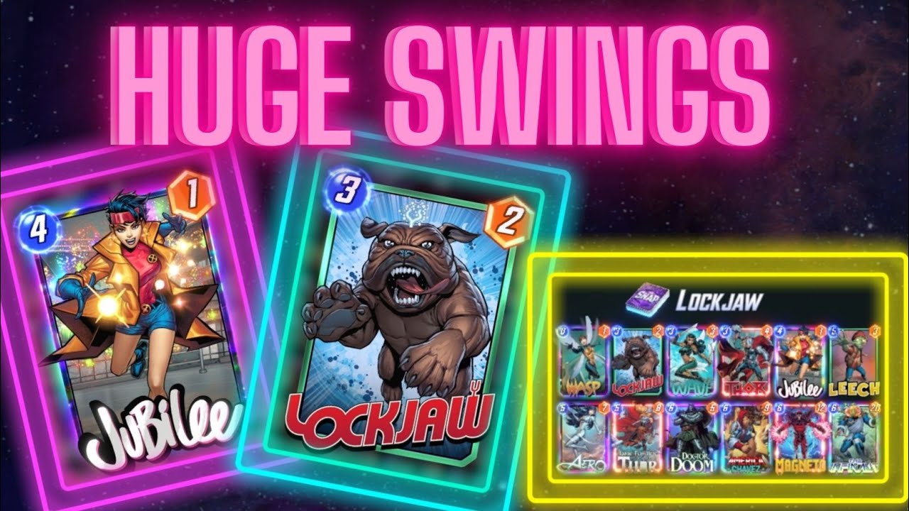 HUGE swings in POWER with this Lockjaw AND Jubilee Deck Marvel SNAP