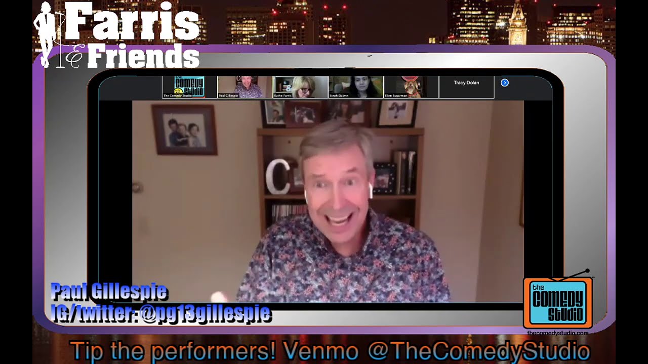 Paul Gillespie on Farris & Friends at The  (Virtual) Comedy Studio