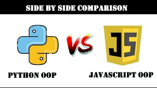 Python OOP vs JavaScript OOP side by side comparison | #coding #python #javascript #oop #pythoncode