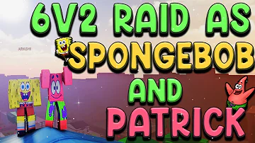 Duo Raiding As Spongebob & Patrick In Da Hood⭐🧽 ( I CALLED A RAID )