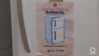 Projeto Geladeira Solidária é realizado em...