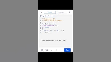 Learn C++|Lecture no 54| Use of break Statement| #Coding C++ #Programming  #C++  Full course