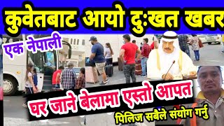 भर्खरै कुवेतबाट आयो  दुःखत खबर वाको परिवारलाई कस्तो भाको होला Qatar,UAE,kuwait Saudi Nepali Updates