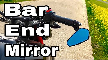 Handle Bar Mirror for TVS Apache RTR 160 4v || How to install bar end mirrors on motorcycle || SHS